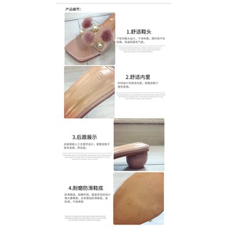 dép nữ lông bóng tinh tế