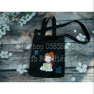 Túi tote vẽ tay