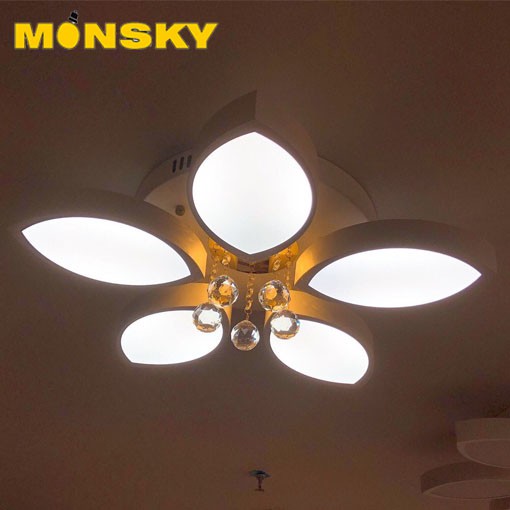 Đèn trần MONSKY RETRO 3 chế độ màu ánh sáng có điều khiển từ xa tiện dụng