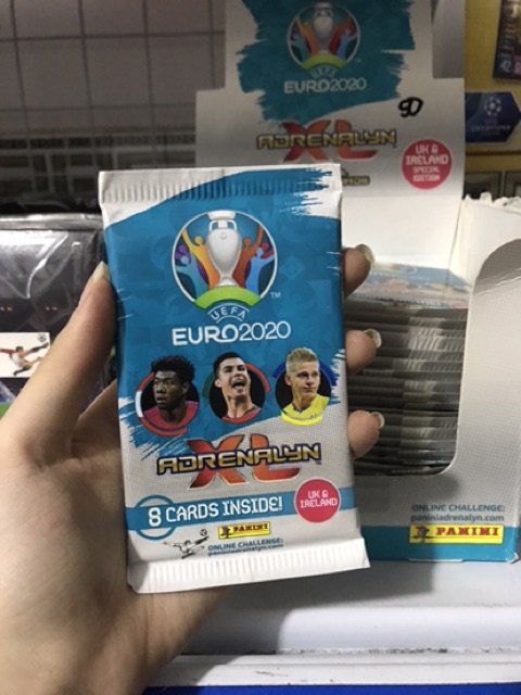 [ Pack lẻ ] Panini Andrenalyn XL Euro 2020 (8 thẻ)