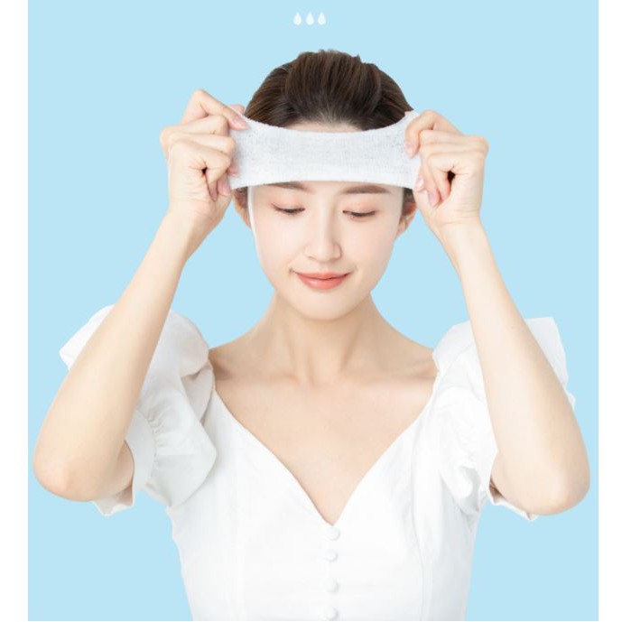 Túi 200 miếng bông tẩy trang - Và đắp mặt nạ lotion Maycreate Cotton