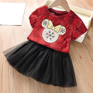Sét chân váy kèm áo bé gái cực xinh cho bé 10-42kg