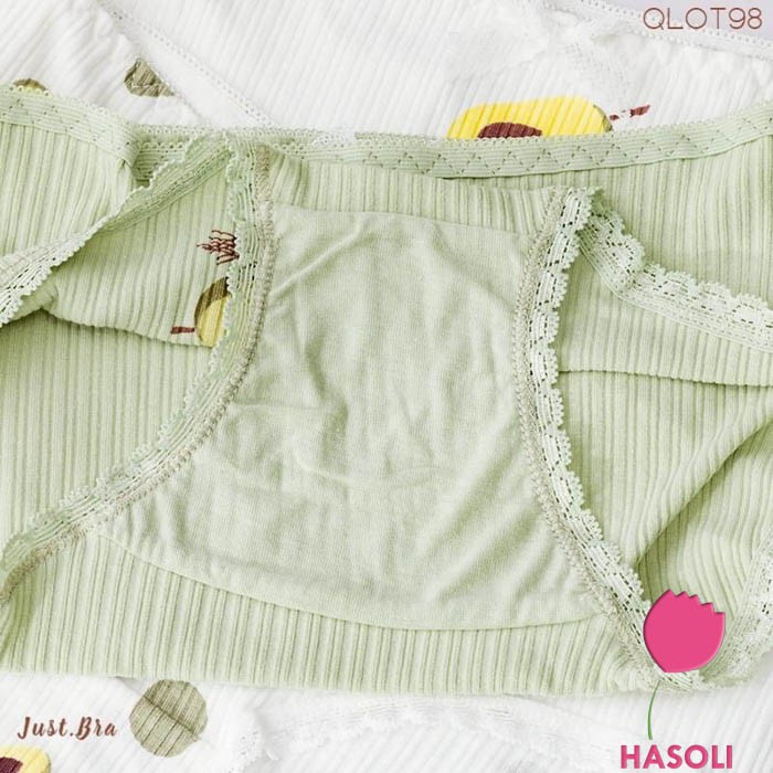 [Mã 12FASHIONSALE1 giảm 10K đơn 50K] Set 5 Quần Lót Nữ Cotton-Quần Xì Nữ Đẹp Mềm Thoáng Hình Bơ Kute S52 Bigsize | WebRaoVat - webraovat.net.vn