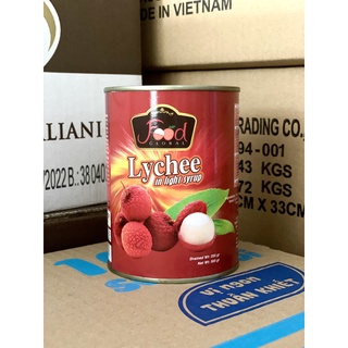 Vải Thiều Ngâm Nước Đường Lychess 565gram