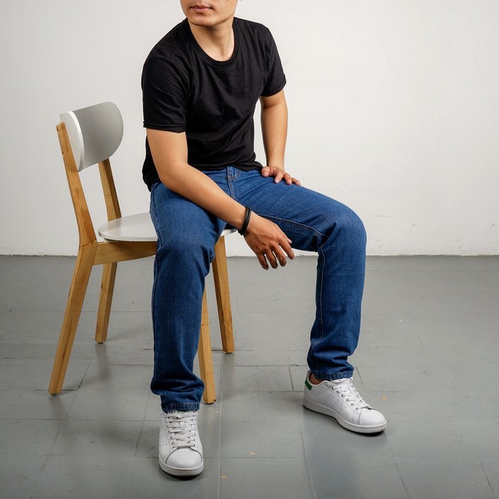 Quần Jeans nam xanh ống suông TS62 Tronshop | BigBuy360 - bigbuy360.vn