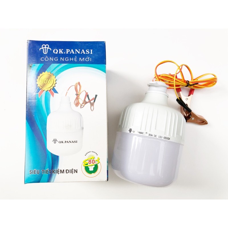 BÓNG ĐÈN LED 30W – 40W DÙNG BÌNH ẮC QUY 12V - LOẠI TỐT