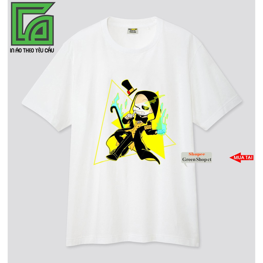 NEW Áo Thun Game Undertale Sans Bill Vải Cotton Thái Greenshopct S233