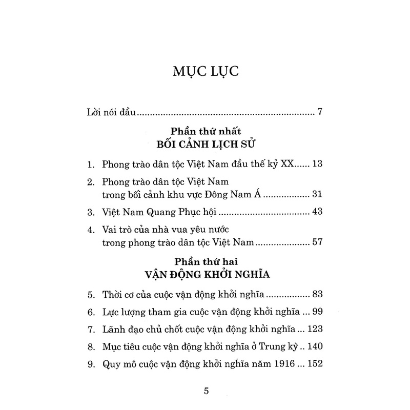 Sách Cuộc Vận Động Khởi Nghĩa Ở Trung Kỳ Năm 1916
