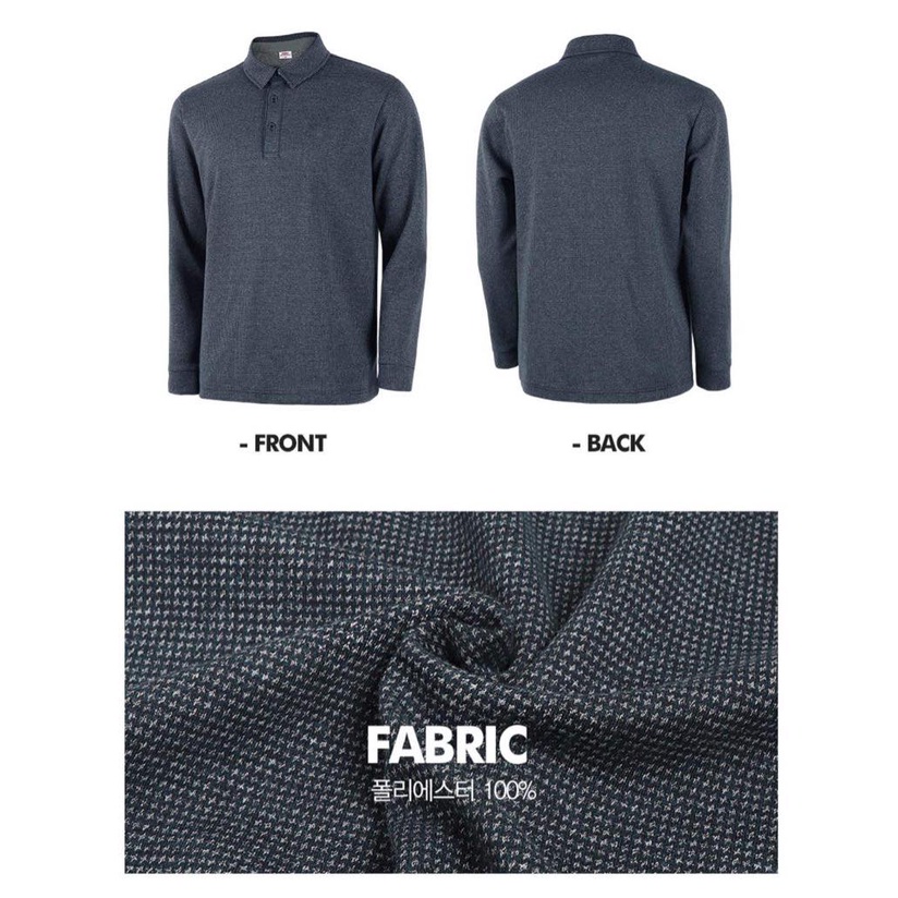 Áo polo nỉ nam PWX xuất Hàn xịn