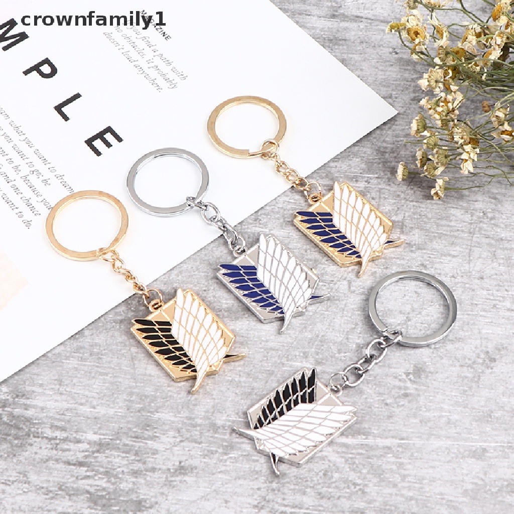 [crownfamily1] Móc Khóa Hình Đôi Cánh Hóa Trang Shingeki No Kyojin