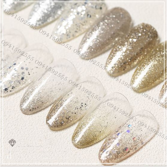 SET Sơn gel AS mã AXZ mẫu chai đỏ nhọn 9 chai 15ml siêu HOT siêu xịn