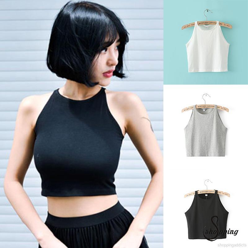 Áo lửng nữ không tay thời trang quyến rũ | BigBuy360 - bigbuy360.vn