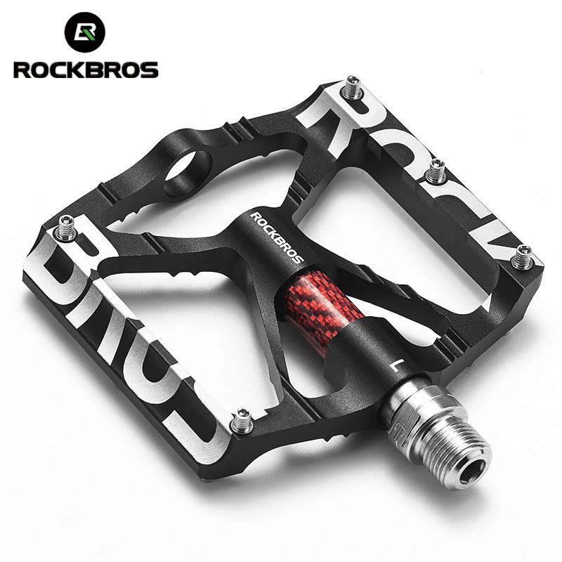 Pedal ROCKBROS Hợp Kim Nhôm Siêu Nhẹ 336G Vòng Bi Kín Chịu Lực Bề Mặt Rộng Dành Cho Xe MTB