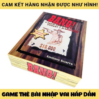 Trò chơi Bài Bang 103 lá, board game bắn súng chơi theo nhóm 3 -5 người, thẻ bài đẹp, cứng cáp, khó rách