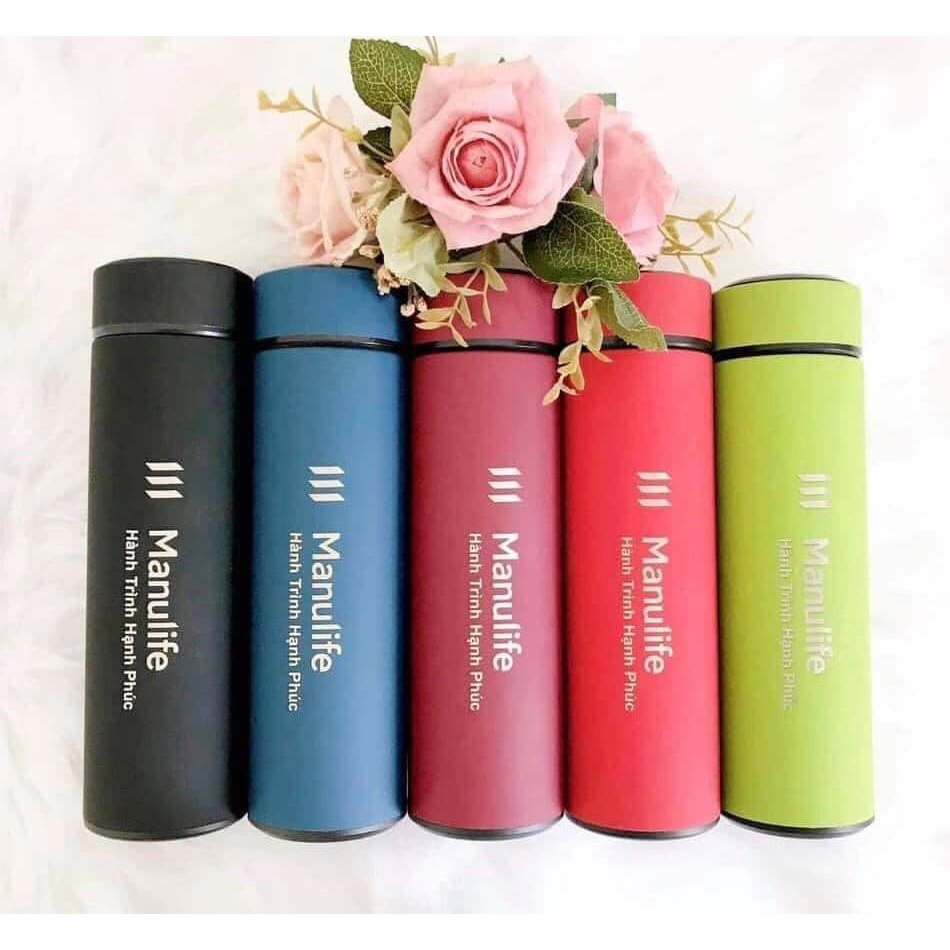 Bình Nước Giữ Nhiệt INOX nhiều màu sắc dung tích 500ml khắc in logo theo yêu cầu ...