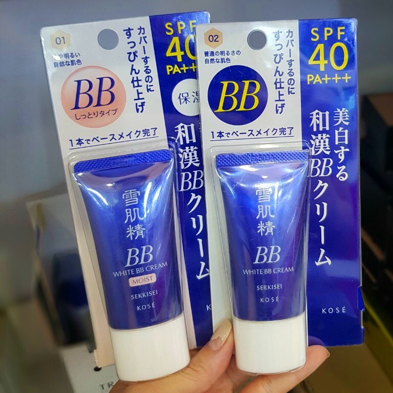 Kem trang điểm chống nắng Kose Sekkisei White BB Cream SPF40 PA+++ 30g