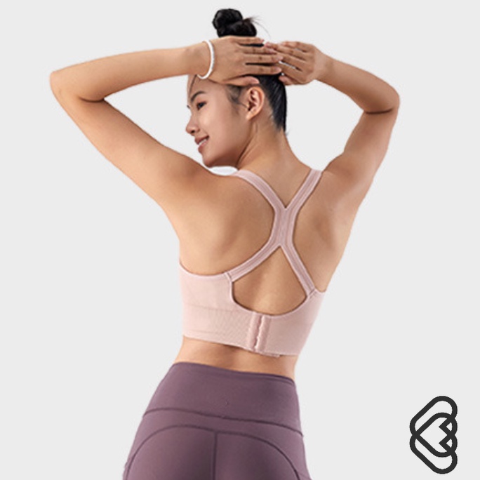 FENIN Áo bra tập gym  áo bra thể thao  Áo ngực thể thao ôm dáng có bốn khóa cài sau lưng phong cách Mỹ