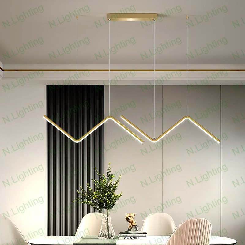 Đèn thả led trang trí bàn ăn, phòng khách, đèn bàn đảo đẹp phong cách hiện đại hot 2023