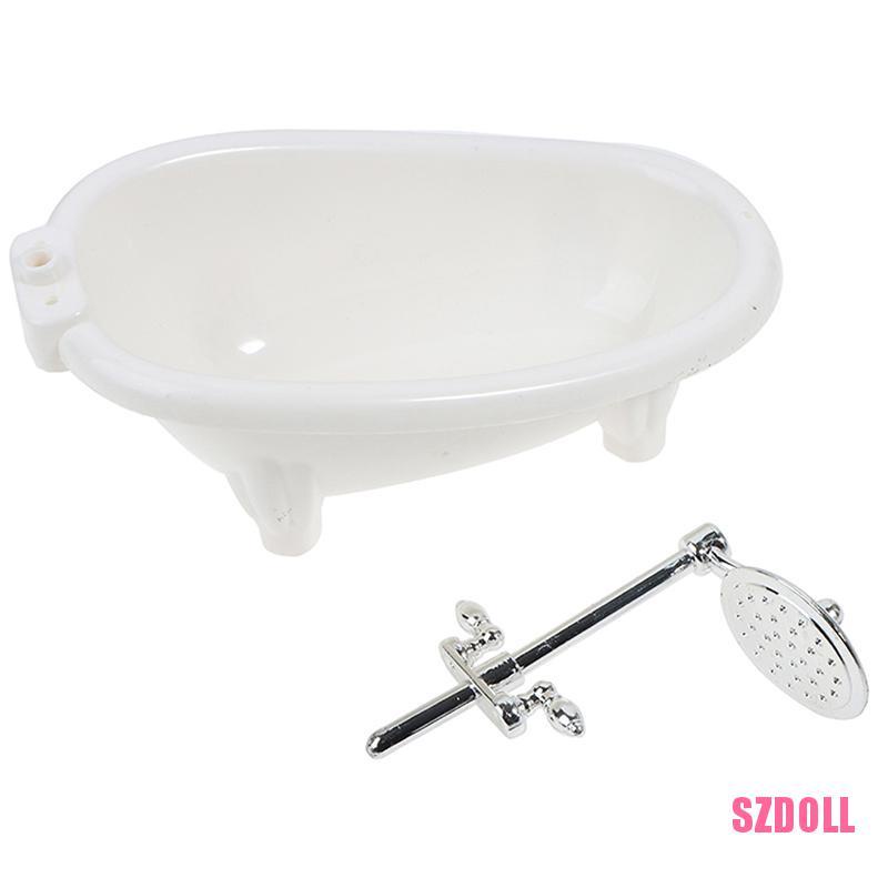 Bồn Tắm Đồ Chơi Mini Trang Trí Nhà Búp Bê Ts2Szdoll