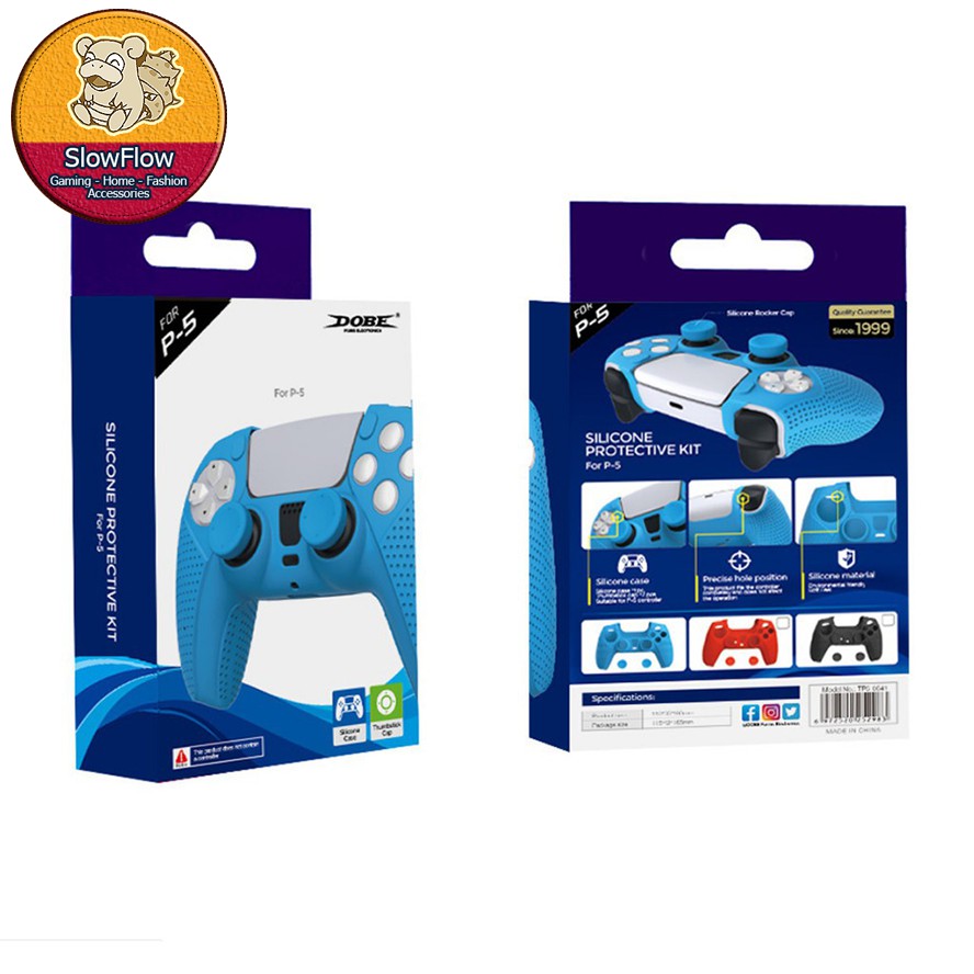 Vỏ tay cầm PS5 silicone Dobe TP5-0559, tặng kèm núm bọc analog - hàng chính hãng Phụ kiện SlowTech | BigBuy360 - bigbuy360.vn