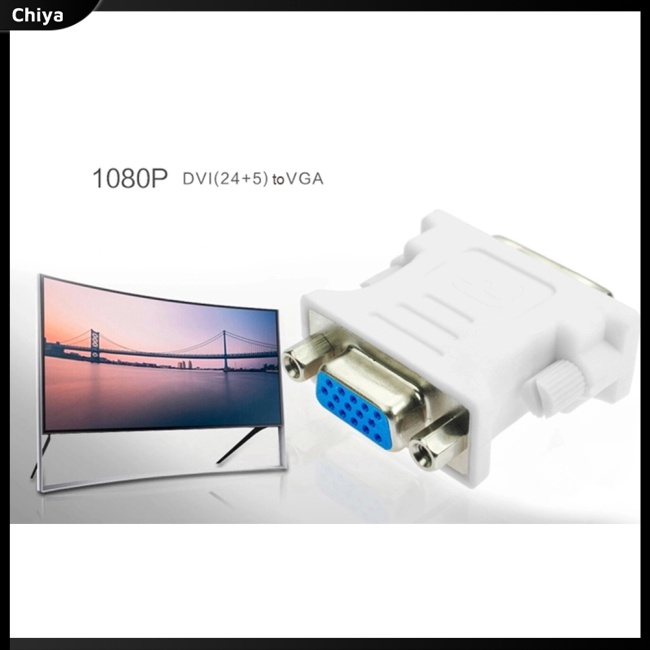 Đầu Chuyển Đổi Dvi-I 24 + 5 Pin Dvi Sang Vga Chuyên Dụng Cho Pc Laptop