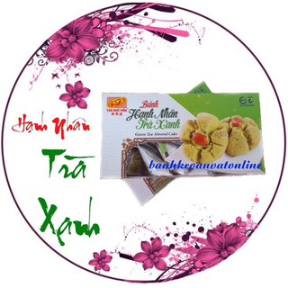 Bánh Hạnh Nhân Trà Xanh Tân Hoa Viên