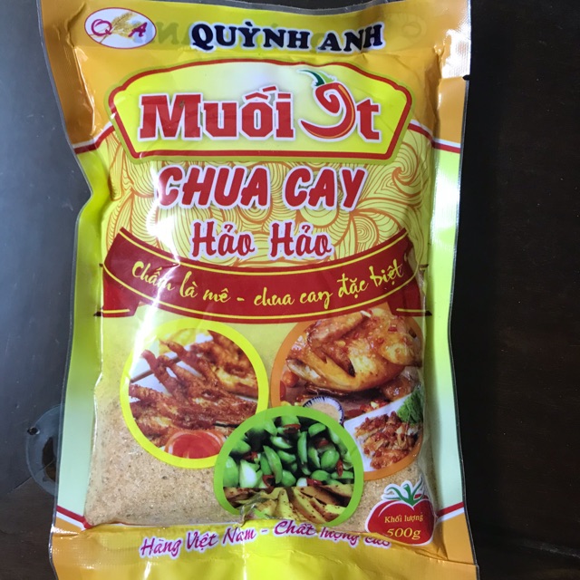 500gr Muối ớt chua cay Hảo Hảo