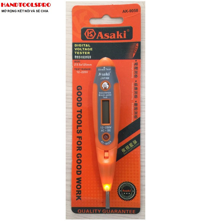 Bút thử điện hiển thị số Asaki AK-9058