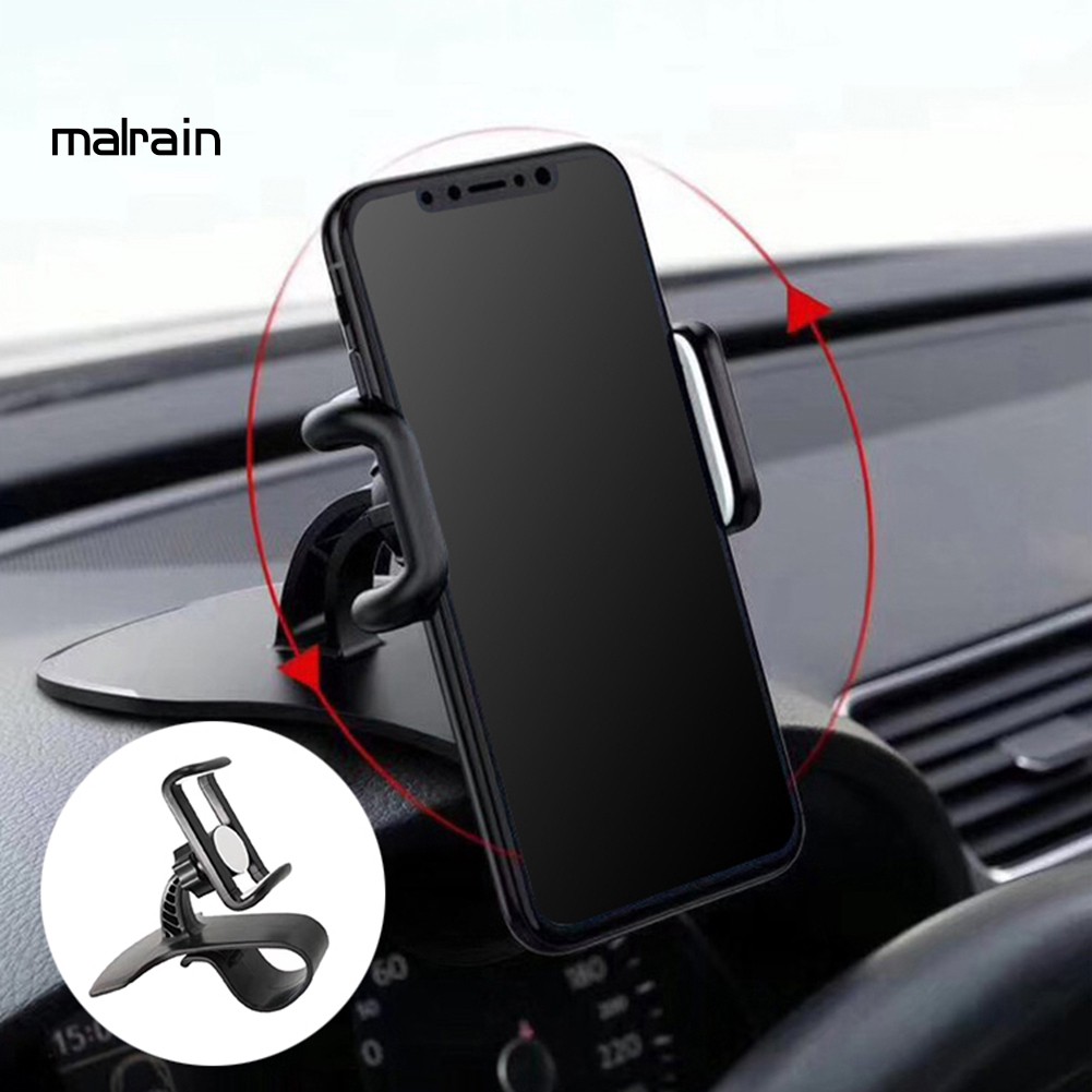 Giá Đỡ Điện Thoại Có Kẹp Xoay 360 Độ Gắn Xe Hơi Tiện Dụng