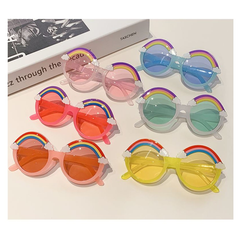 [Mã FARSSTGRE giảm 5K đơn bất kỳ] Mắt kính cầu vòng cho bé 3-9 tuổi phong cách hàn quốc | BigBuy360 - bigbuy360.vn