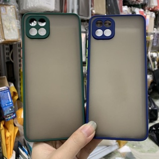 Ốp lưng dẻo màu OPPO A16K viền màu lưng nhám