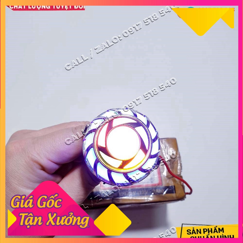 Đèn Hậu Bi Cầu Viền 7 Màu Lắp Wave - Dream - Sirius, Raider ( chân M5 ) (Ảnh Sp thật)