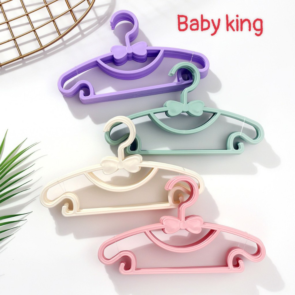 Set 10 móc nhựa nơ Hàn Quốc siêu xinh