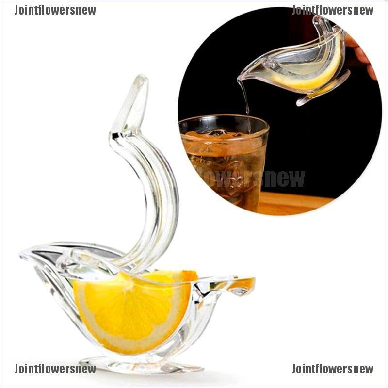 Adore Acrylic Lemon Clip Transparent Fruit Juicer Home Kitchen Bar Gadget Boat Shape Jointflowersnew