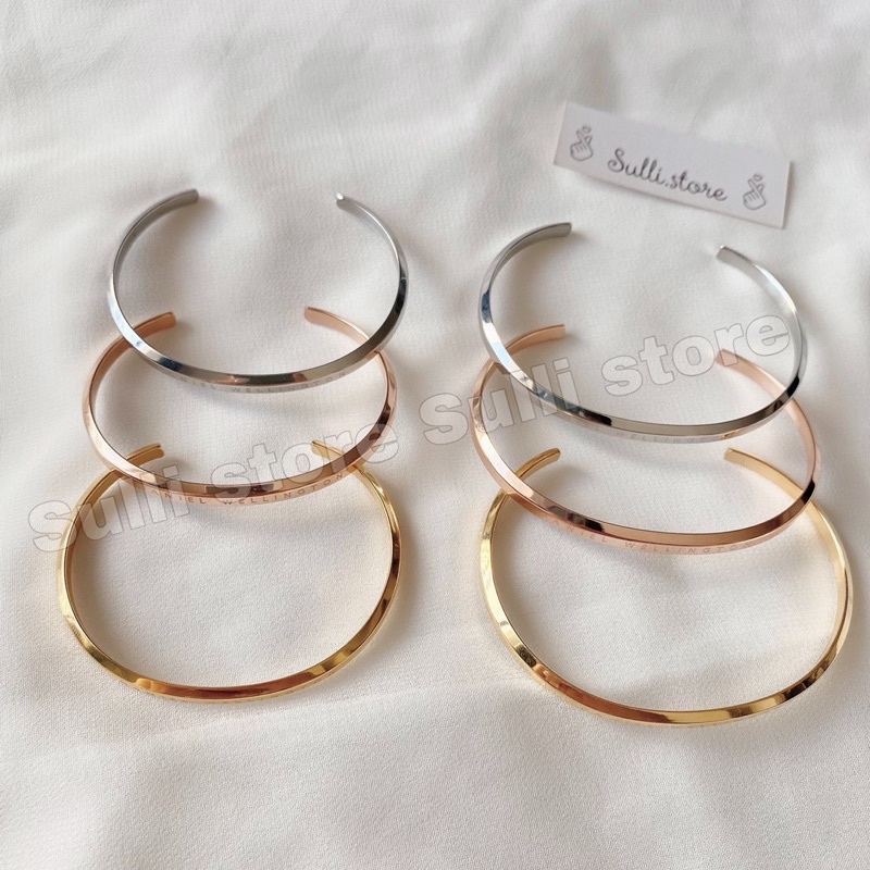 Vòng tay nam nữ CUFF lắc tay sang trọng freesize titan không gỉ