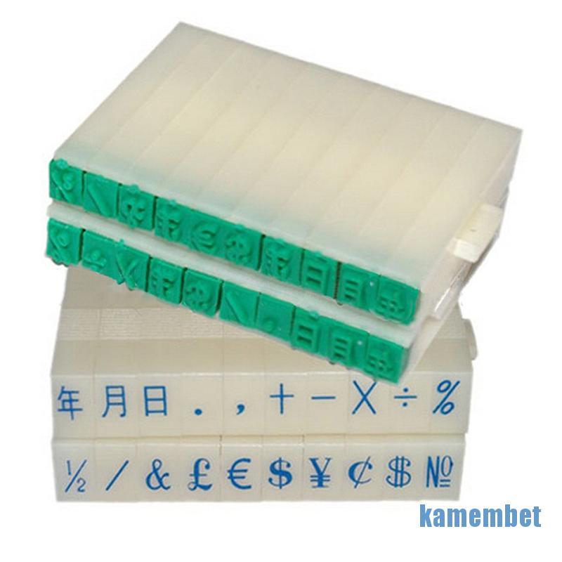 （hot*cod）Paper Letter Stamp Digital Number Symbol Seal Chapter Combination Ink Print