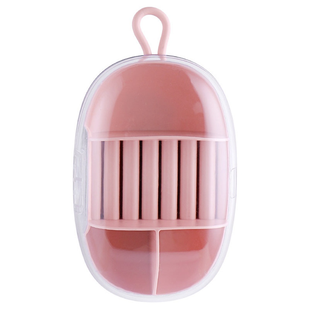 Hộp Đựng Trang Sức Mini Bằng Nhựa Silicon Trong Suốt Chống Thất Lạc Đa Năng Tiện Dụng Mang Theo Du Lịch
