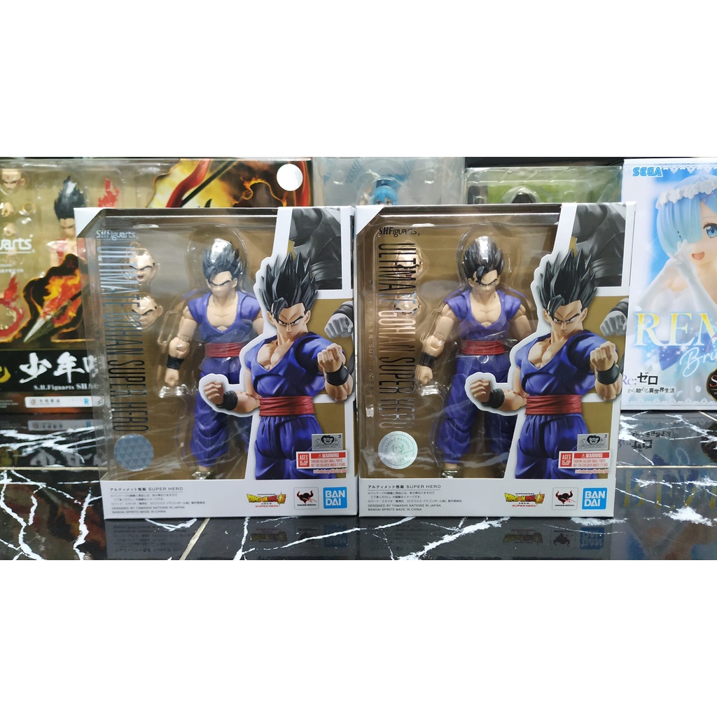 MÔ HÌNH NHÂN VẬT 7 VIÊN NGỌC RỒNG DRAGON BALL SHF ULTIMATE GOHAN SUPER HERO