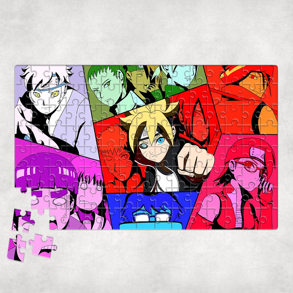 Tranh ghép hình BORUTO - Mẫu 1 - Nhận in theo yêu cầu