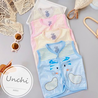 Áo Gile UNCHI Chất Nỉ Loang Mềm Mịn In Hình Cực Đẹp Bé Trai, Bé Gái, Áo Gile Sơ Sinh Cho Bé Unchi Store (QATE362)