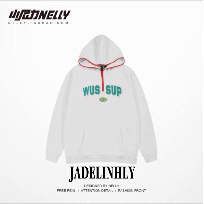 Áo hoodie nelly chất nỉ bông sale (có sẵn) wussup city wh003