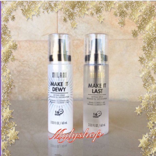 Xịt khoáng Milani Make it Dewy và Make it Last | BigBuy360 - bigbuy360.vn
