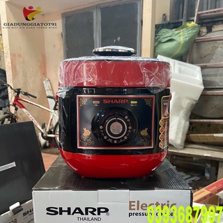 🍇nồi áp suất sharp ks-132 dung tích 3,2l nhỏ nhắn bảo hành 12 tháng