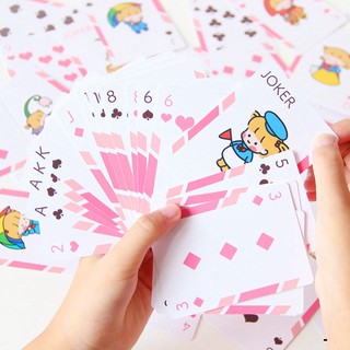 Bộ bài tây, tú lơ khơ họa tiết dễ thương poker 52 lá in hình cute ngộ nghĩnh, hoạt hình siêu đáng yêu
