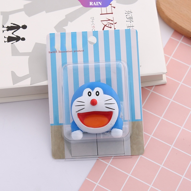 SANRIO Miếng Dán Công Tắc Silica Gel Hình Hello Kitty 3D Dễ Thương Trang Trí Nhà Cửa/Phòng Khách/Nhà Bếp