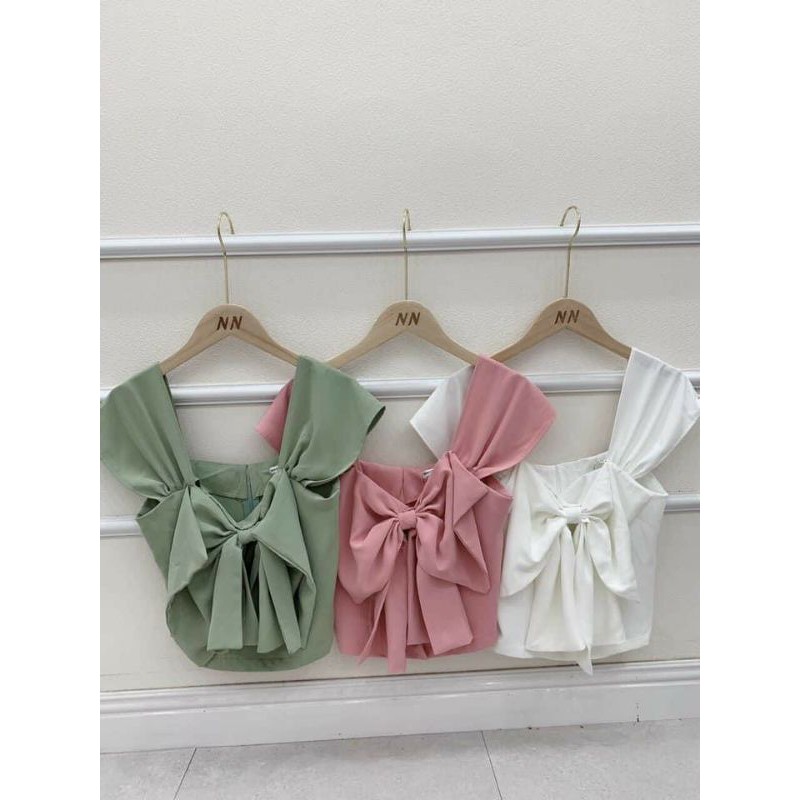 Áo 2 dây bản to nơ ngực | BigBuy360 - bigbuy360.vn