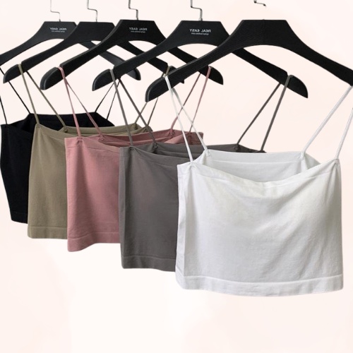 Áo Lót Nữ Cotton Nữ 2 Dây Mảnh Có Đệm Mút Mỏng Nâng Ngực Mặc Thoải Mái DAN L&amp;U M9998