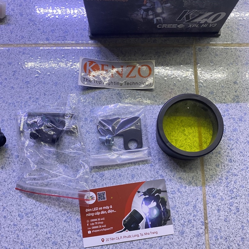Đèn Trợ Sáng L4x F1 Sst20 Kính Tím Hàng Chuẩn