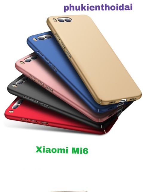 Xiaomi Mi 6 Ốp lưng nhám nhung dẻo siêu mỏng cao cấp ôm máy
