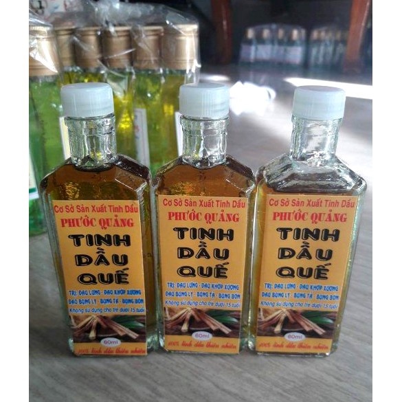 Tinh dầu quế nguyên chất - 60ml, XÔNG PHÒNG, KHỬ MÙI ,ĐUỔI MUỖI